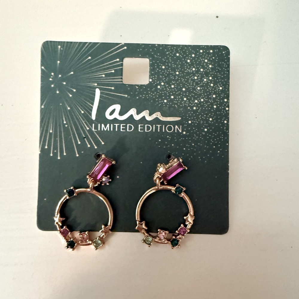I Am Limited Edition Pierced Earrings NWT